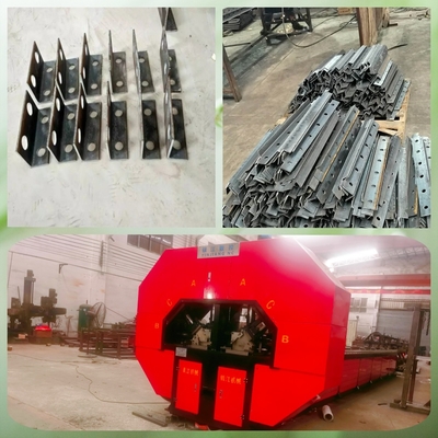 1000kN góc thép CNC đâm và máy cắt râu