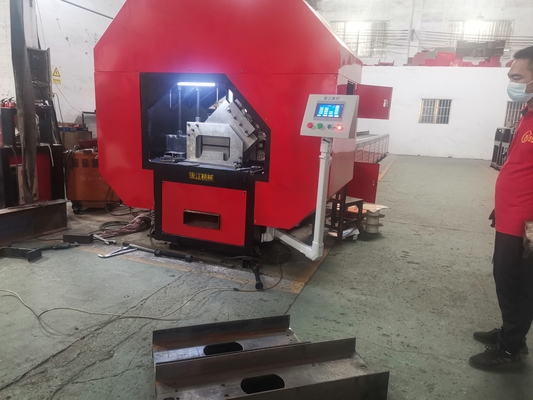H Beam tự động tải và thả máy đâm và cắt râu