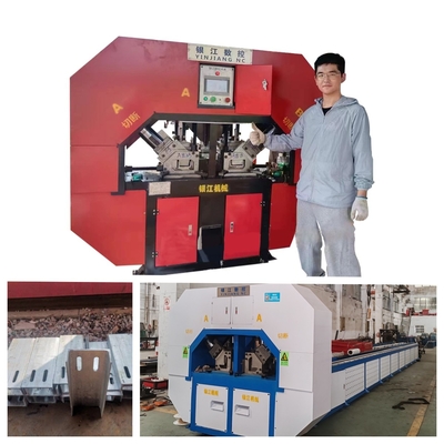 Máy đâm cấu trúc thép CNC điện 50Hz 1000kN Hệ thống điều khiển CNC