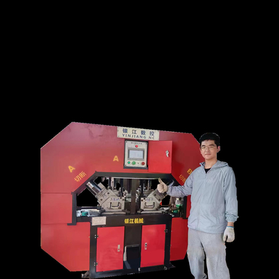 Elevator Shaft Channel Steel Punching And Cutting All In One Machine