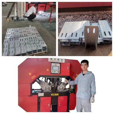 100T-200T lực cắt C kênh U thanh đâm và máy cắt