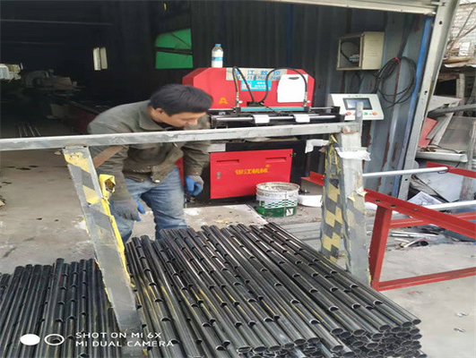 APESP-100 Electric Powered Automatic Square Pipe Punching Machine