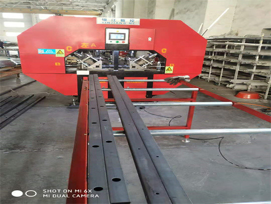Hydraulic Automatic Square Tubing Stamping Press For Stamping 50mm Độ dày đâm tối đa