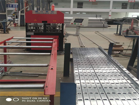 50Hz Frequency 50mm Punch Square Tube Hydraulic Punching Machine