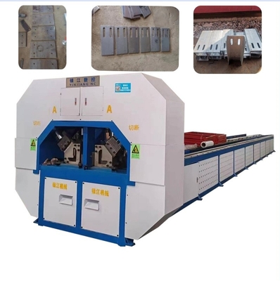 380V 15KW Steel Angle Bar  Servo Drive Punching And Shearing Machine Stamping Parts
